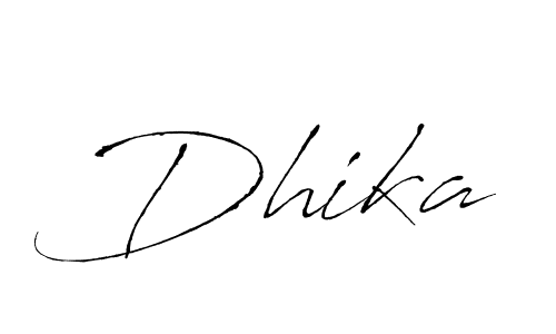 Also You can easily find your signature by using the search form. We will create Dhika name handwritten signature images for you free of cost using Antro_Vectra sign style. Dhika signature style 6 images and pictures png