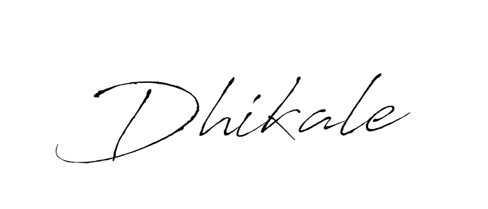 How to make Dhikale name signature. Use Antro_Vectra style for creating short signs online. This is the latest handwritten sign. Dhikale signature style 6 images and pictures png