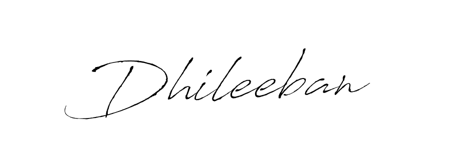 Create a beautiful signature design for name Dhileeban. With this signature (Antro_Vectra) fonts, you can make a handwritten signature for free. Dhileeban signature style 6 images and pictures png