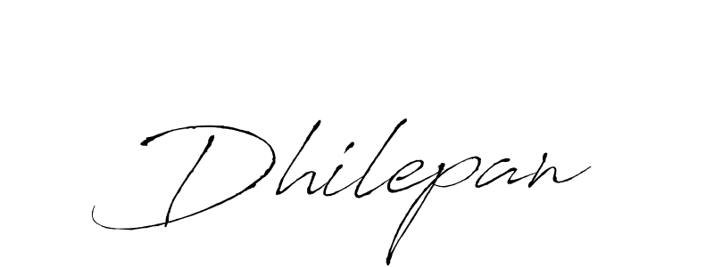 Create a beautiful signature design for name Dhilepan. With this signature (Antro_Vectra) fonts, you can make a handwritten signature for free. Dhilepan signature style 6 images and pictures png