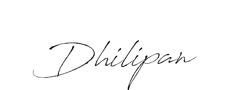 Use a signature maker to create a handwritten signature online. With this signature software, you can design (Antro_Vectra) your own signature for name Dhilipan. Dhilipan signature style 6 images and pictures png