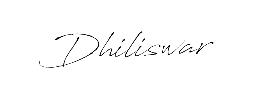 The best way (Antro_Vectra) to make a short signature is to pick only two or three words in your name. The name Dhiliswar include a total of six letters. For converting this name. Dhiliswar signature style 6 images and pictures png