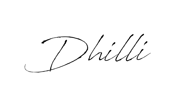 It looks lik you need a new signature style for name Dhilli. Design unique handwritten (Antro_Vectra) signature with our free signature maker in just a few clicks. Dhilli signature style 6 images and pictures png