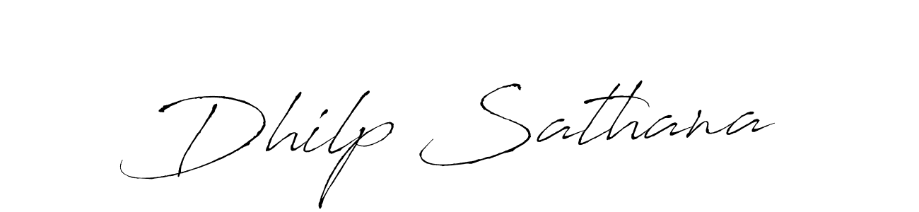 Design your own signature with our free online signature maker. With this signature software, you can create a handwritten (Antro_Vectra) signature for name Dhilp Sathana. Dhilp Sathana signature style 6 images and pictures png