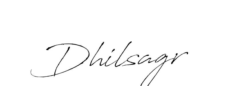 How to make Dhilsagr signature? Antro_Vectra is a professional autograph style. Create handwritten signature for Dhilsagr name. Dhilsagr signature style 6 images and pictures png