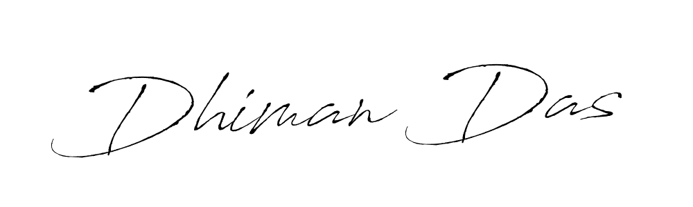 Make a beautiful signature design for name Dhiman Das. With this signature (Antro_Vectra) style, you can create a handwritten signature for free. Dhiman Das signature style 6 images and pictures png