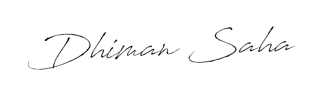 This is the best signature style for the Dhiman Saha name. Also you like these signature font (Antro_Vectra). Mix name signature. Dhiman Saha signature style 6 images and pictures png