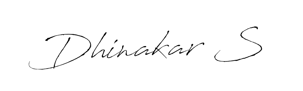 Dhinakar S stylish signature style. Best Handwritten Sign (Antro_Vectra) for my name. Handwritten Signature Collection Ideas for my name Dhinakar S. Dhinakar S signature style 6 images and pictures png