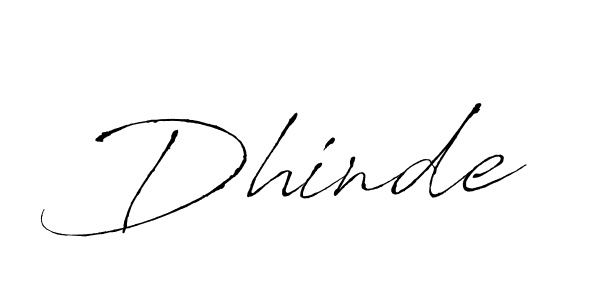 Antro_Vectra is a professional signature style that is perfect for those who want to add a touch of class to their signature. It is also a great choice for those who want to make their signature more unique. Get Dhinde name to fancy signature for free. Dhinde signature style 6 images and pictures png