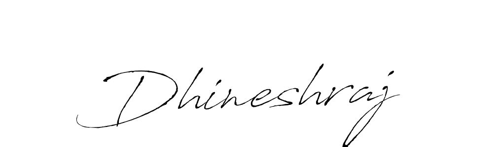 Dhineshraj stylish signature style. Best Handwritten Sign (Antro_Vectra) for my name. Handwritten Signature Collection Ideas for my name Dhineshraj. Dhineshraj signature style 6 images and pictures png