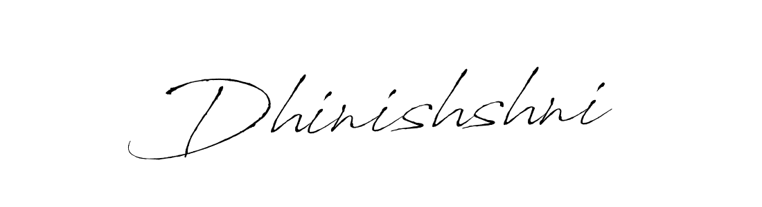 The best way (Antro_Vectra) to make a short signature is to pick only two or three words in your name. The name Dhinishshni include a total of six letters. For converting this name. Dhinishshni signature style 6 images and pictures png