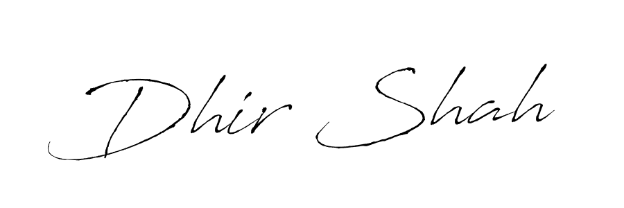 Similarly Antro_Vectra is the best handwritten signature design. Signature creator online .You can use it as an online autograph creator for name Dhir Shah. Dhir Shah signature style 6 images and pictures png