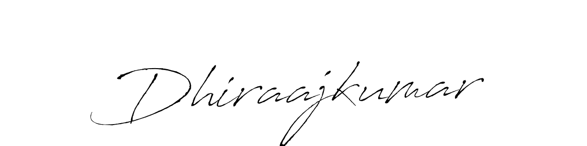 How to make Dhiraajkumar name signature. Use Antro_Vectra style for creating short signs online. This is the latest handwritten sign. Dhiraajkumar signature style 6 images and pictures png