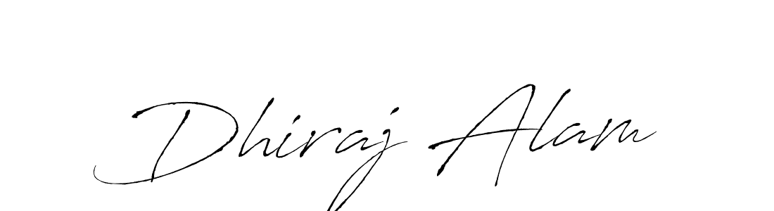 Antro_Vectra is a professional signature style that is perfect for those who want to add a touch of class to their signature. It is also a great choice for those who want to make their signature more unique. Get Dhiraj Alam name to fancy signature for free. Dhiraj Alam signature style 6 images and pictures png