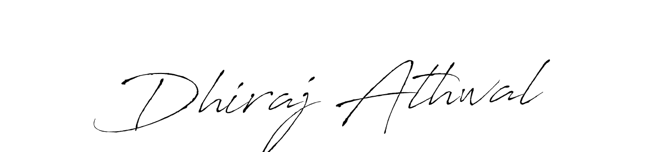 How to make Dhiraj Athwal name signature. Use Antro_Vectra style for creating short signs online. This is the latest handwritten sign. Dhiraj Athwal signature style 6 images and pictures png