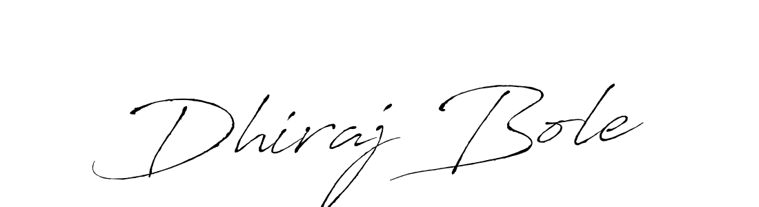Use a signature maker to create a handwritten signature online. With this signature software, you can design (Antro_Vectra) your own signature for name Dhiraj Bole. Dhiraj Bole signature style 6 images and pictures png