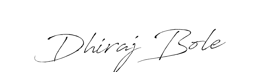 Use a signature maker to create a handwritten signature online. With this signature software, you can design (Antro_Vectra) your own signature for name Dhiraj Bole. Dhiraj Bole signature style 6 images and pictures png