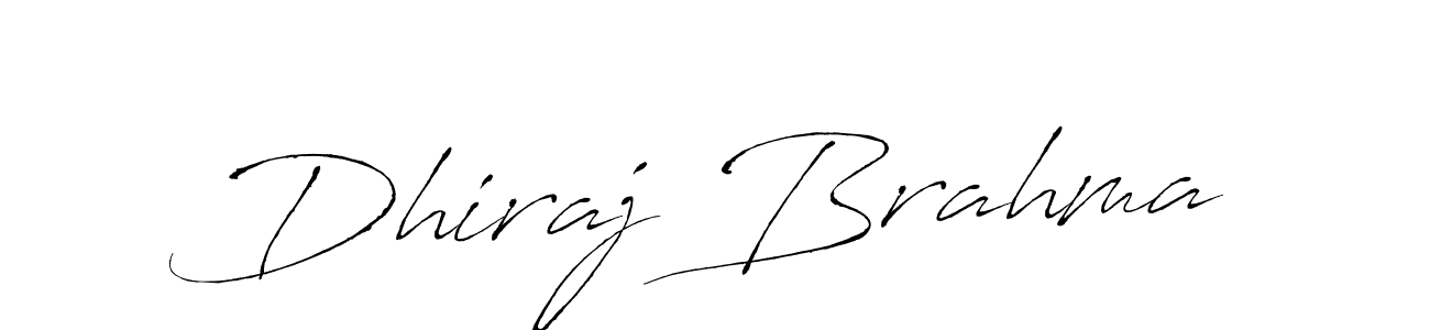 Use a signature maker to create a handwritten signature online. With this signature software, you can design (Antro_Vectra) your own signature for name Dhiraj Brahma. Dhiraj Brahma signature style 6 images and pictures png