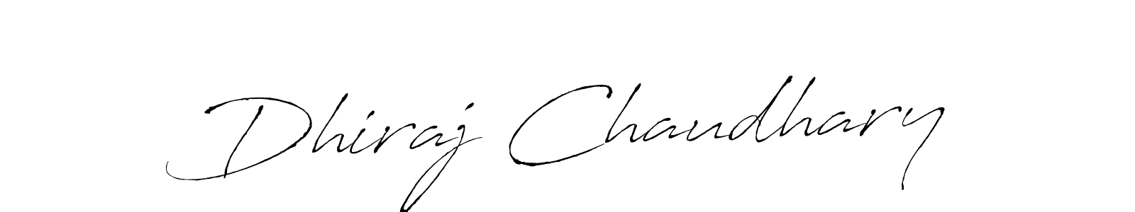 Make a short Dhiraj Chaudhary signature style. Manage your documents anywhere anytime using Antro_Vectra. Create and add eSignatures, submit forms, share and send files easily. Dhiraj Chaudhary signature style 6 images and pictures png