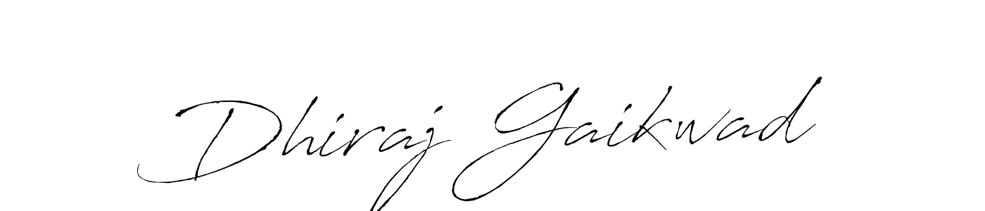 Also we have Dhiraj Gaikwad name is the best signature style. Create professional handwritten signature collection using Antro_Vectra autograph style. Dhiraj Gaikwad signature style 6 images and pictures png