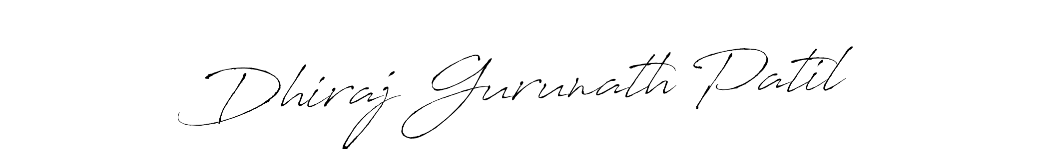 Also You can easily find your signature by using the search form. We will create Dhiraj Gurunath Patil name handwritten signature images for you free of cost using Antro_Vectra sign style. Dhiraj Gurunath Patil signature style 6 images and pictures png