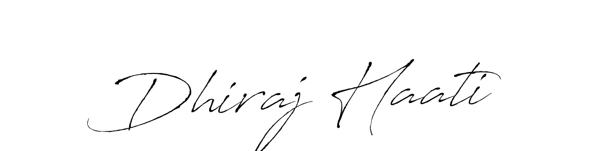 Make a beautiful signature design for name Dhiraj Haati. With this signature (Antro_Vectra) style, you can create a handwritten signature for free. Dhiraj Haati signature style 6 images and pictures png