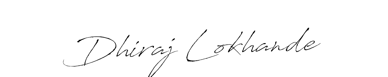 Use a signature maker to create a handwritten signature online. With this signature software, you can design (Antro_Vectra) your own signature for name Dhiraj Lokhande. Dhiraj Lokhande signature style 6 images and pictures png