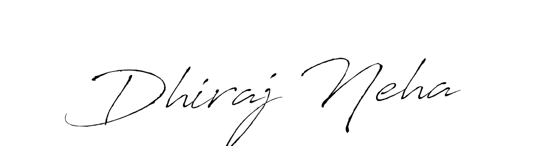 How to make Dhiraj Neha signature? Antro_Vectra is a professional autograph style. Create handwritten signature for Dhiraj Neha name. Dhiraj Neha signature style 6 images and pictures png