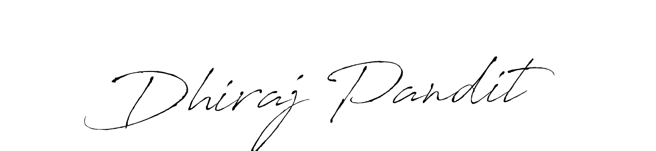 Also we have Dhiraj Pandit name is the best signature style. Create professional handwritten signature collection using Antro_Vectra autograph style. Dhiraj Pandit signature style 6 images and pictures png