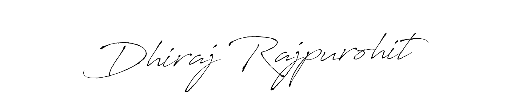 Similarly Antro_Vectra is the best handwritten signature design. Signature creator online .You can use it as an online autograph creator for name Dhiraj Rajpurohit. Dhiraj Rajpurohit signature style 6 images and pictures png