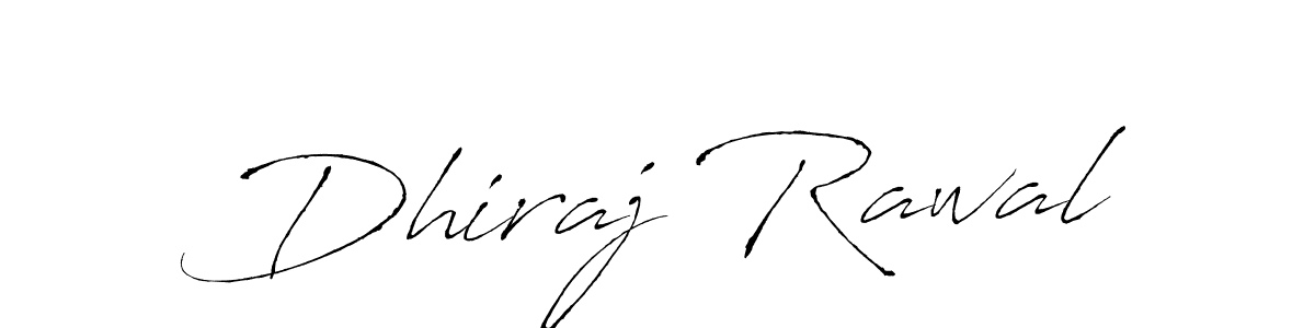 Dhiraj Rawal stylish signature style. Best Handwritten Sign (Antro_Vectra) for my name. Handwritten Signature Collection Ideas for my name Dhiraj Rawal. Dhiraj Rawal signature style 6 images and pictures png