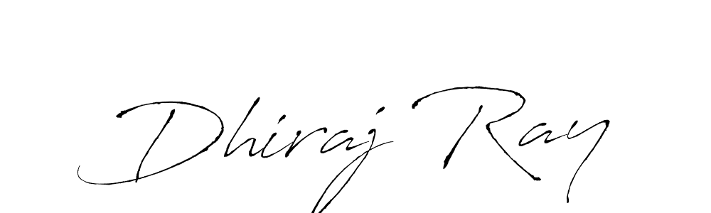 Make a beautiful signature design for name Dhiraj Ray. With this signature (Antro_Vectra) style, you can create a handwritten signature for free. Dhiraj Ray signature style 6 images and pictures png