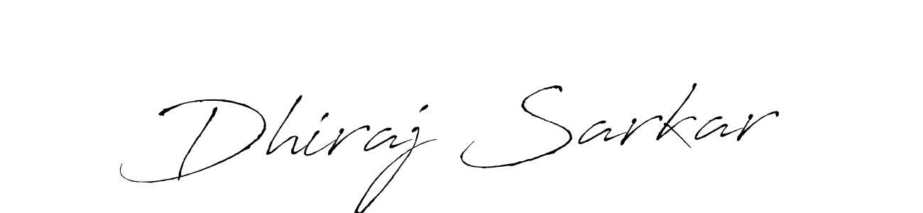 Also we have Dhiraj Sarkar name is the best signature style. Create professional handwritten signature collection using Antro_Vectra autograph style. Dhiraj Sarkar signature style 6 images and pictures png