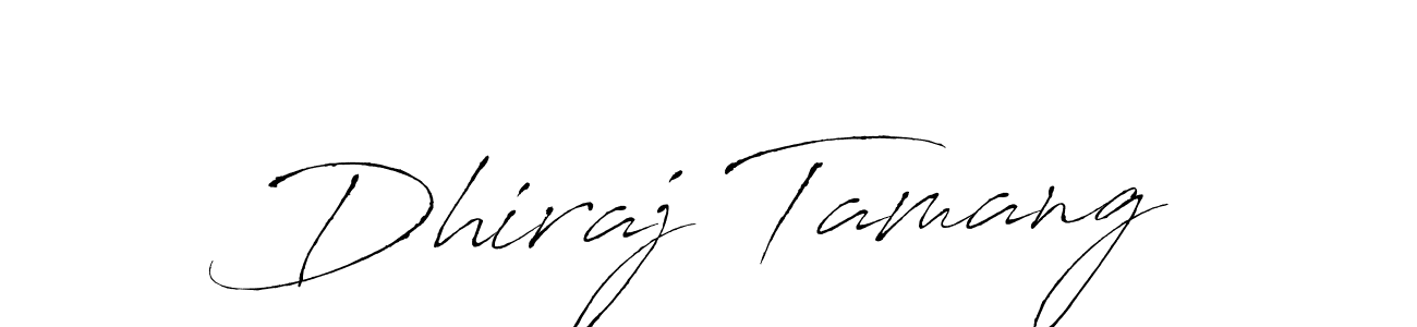 How to make Dhiraj Tamang signature? Antro_Vectra is a professional autograph style. Create handwritten signature for Dhiraj Tamang name. Dhiraj Tamang signature style 6 images and pictures png