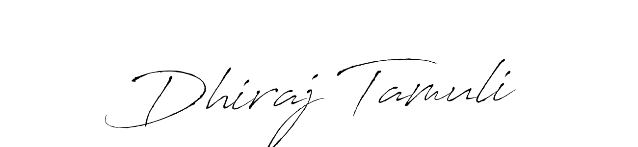 You can use this online signature creator to create a handwritten signature for the name Dhiraj Tamuli. This is the best online autograph maker. Dhiraj Tamuli signature style 6 images and pictures png