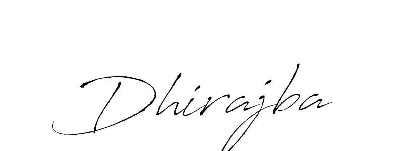 Create a beautiful signature design for name Dhirajba. With this signature (Antro_Vectra) fonts, you can make a handwritten signature for free. Dhirajba signature style 6 images and pictures png