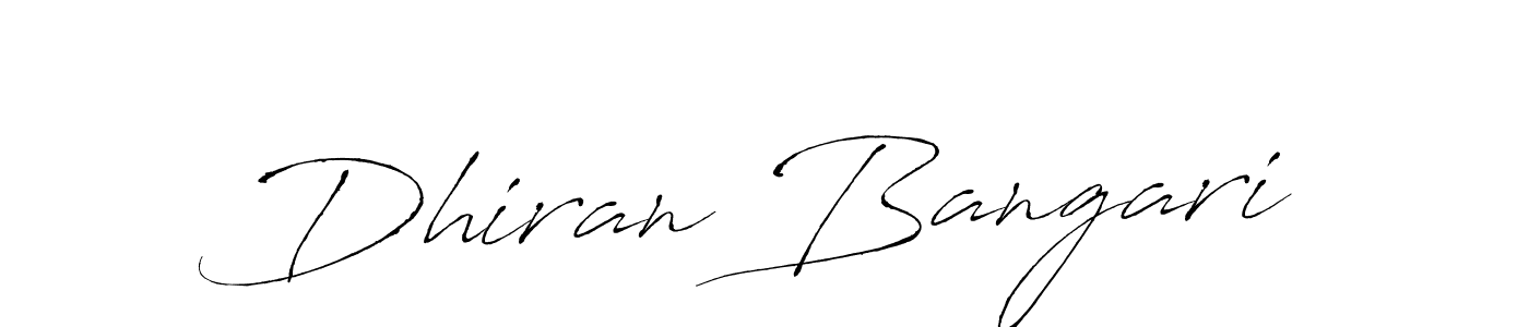 Make a beautiful signature design for name Dhiran Bangari. Use this online signature maker to create a handwritten signature for free. Dhiran Bangari signature style 6 images and pictures png