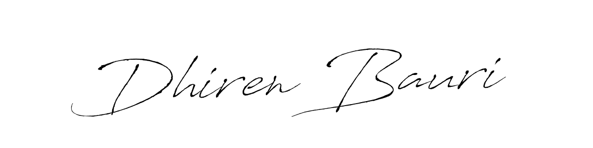 How to make Dhiren Bauri signature? Antro_Vectra is a professional autograph style. Create handwritten signature for Dhiren Bauri name. Dhiren Bauri signature style 6 images and pictures png