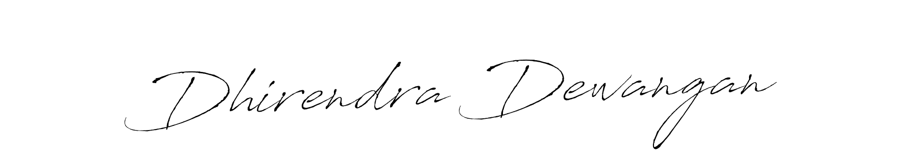 Make a beautiful signature design for name Dhirendra Dewangan. With this signature (Antro_Vectra) style, you can create a handwritten signature for free. Dhirendra Dewangan signature style 6 images and pictures png