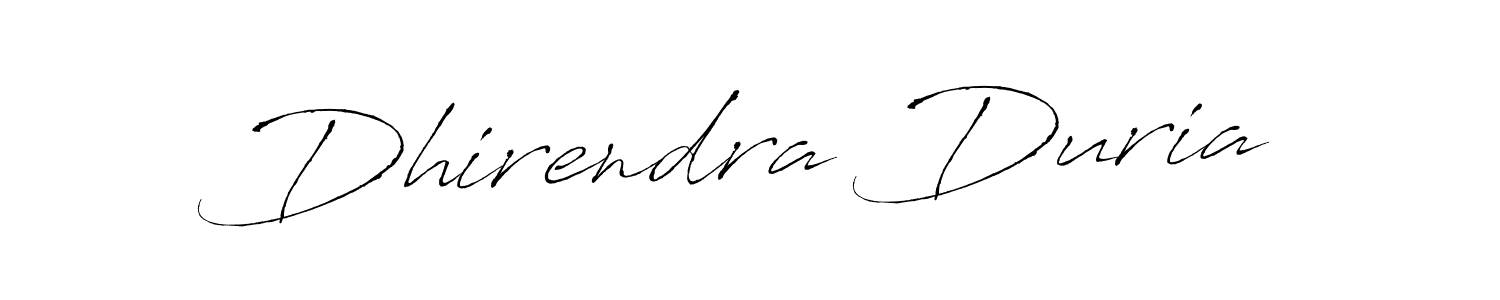 Use a signature maker to create a handwritten signature online. With this signature software, you can design (Antro_Vectra) your own signature for name Dhirendra Duria. Dhirendra Duria signature style 6 images and pictures png