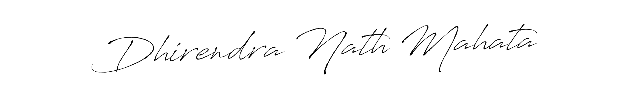 Also we have Dhirendra Nath Mahata name is the best signature style. Create professional handwritten signature collection using Antro_Vectra autograph style. Dhirendra Nath Mahata signature style 6 images and pictures png
