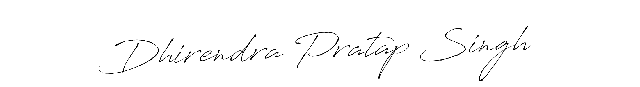 Design your own signature with our free online signature maker. With this signature software, you can create a handwritten (Antro_Vectra) signature for name Dhirendra Pratap Singh. Dhirendra Pratap Singh signature style 6 images and pictures png