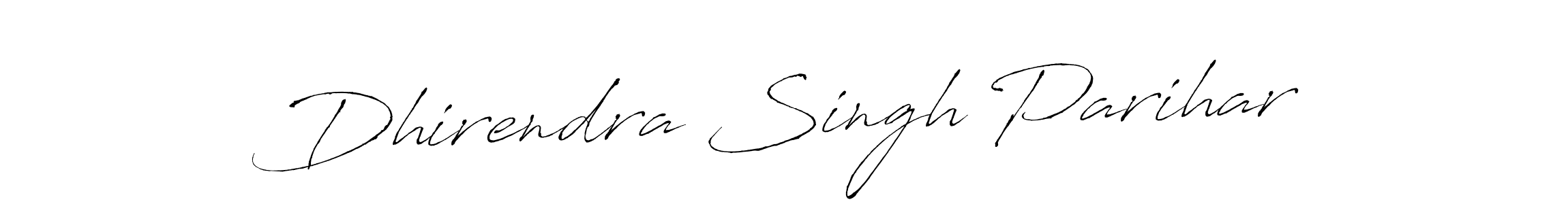 Antro_Vectra is a professional signature style that is perfect for those who want to add a touch of class to their signature. It is also a great choice for those who want to make their signature more unique. Get Dhirendra Singh Parihar name to fancy signature for free. Dhirendra Singh Parihar signature style 6 images and pictures png