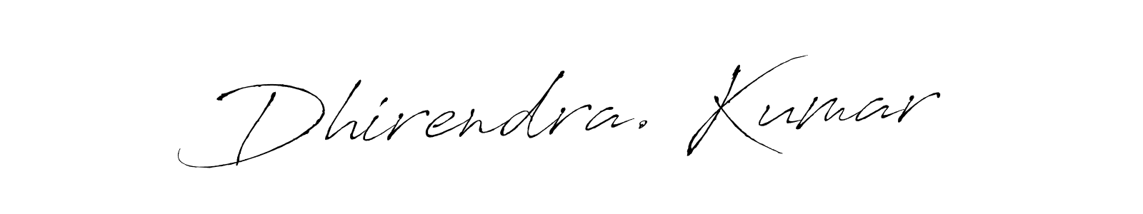 The best way (Antro_Vectra) to make a short signature is to pick only two or three words in your name. The name Dhirendra. Kumar include a total of six letters. For converting this name. Dhirendra. Kumar signature style 6 images and pictures png