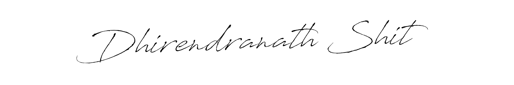 Make a beautiful signature design for name Dhirendranath Shit. With this signature (Antro_Vectra) style, you can create a handwritten signature for free. Dhirendranath Shit signature style 6 images and pictures png