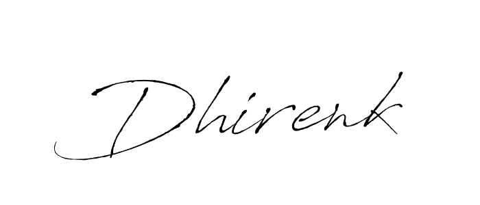 Make a beautiful signature design for name Dhirenk. Use this online signature maker to create a handwritten signature for free. Dhirenk signature style 6 images and pictures png