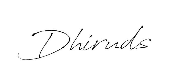 Antro_Vectra is a professional signature style that is perfect for those who want to add a touch of class to their signature. It is also a great choice for those who want to make their signature more unique. Get Dhiruds name to fancy signature for free. Dhiruds signature style 6 images and pictures png