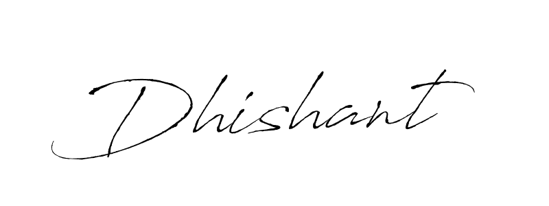 The best way (Antro_Vectra) to make a short signature is to pick only two or three words in your name. The name Dhishant include a total of six letters. For converting this name. Dhishant signature style 6 images and pictures png