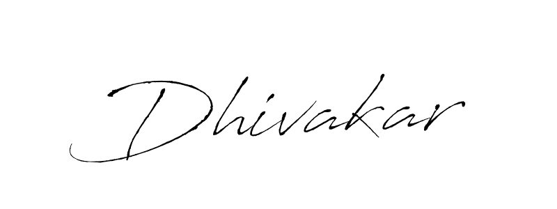 Dhivakar stylish signature style. Best Handwritten Sign (Antro_Vectra) for my name. Handwritten Signature Collection Ideas for my name Dhivakar. Dhivakar signature style 6 images and pictures png