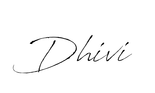 Antro_Vectra is a professional signature style that is perfect for those who want to add a touch of class to their signature. It is also a great choice for those who want to make their signature more unique. Get Dhivi name to fancy signature for free. Dhivi signature style 6 images and pictures png
